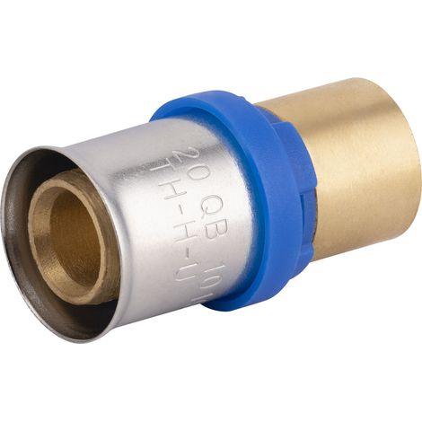 Unión Multicapa Cobre QUICK PLOMBERIE - Multicapa Prensar Ø20 Cobre a Soldar Ø16