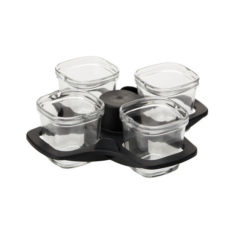 Tefal accessorio pirottini brocche vetro cupcake cheesecake + ricettario ActiFry
