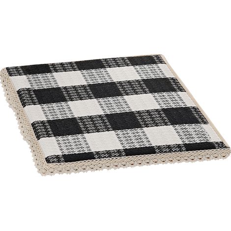 Coussin De Chaise - 45 X 45 Cm - Coton Lin - Antidérapant - Pour Chaise De Cuisine Bureau Fenêtre Bay Et Tatami - 1 Pièce (1/5)