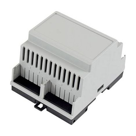 Hammond Electronics Contenitore da guida DIN 90 x 70 x 58 Policarbonato Grigio luminescente 1 pz.