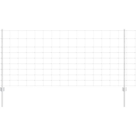 Maison Exclusive - Wildzaun mit Pfosten 50 x 1 m (B x H) Feuerver