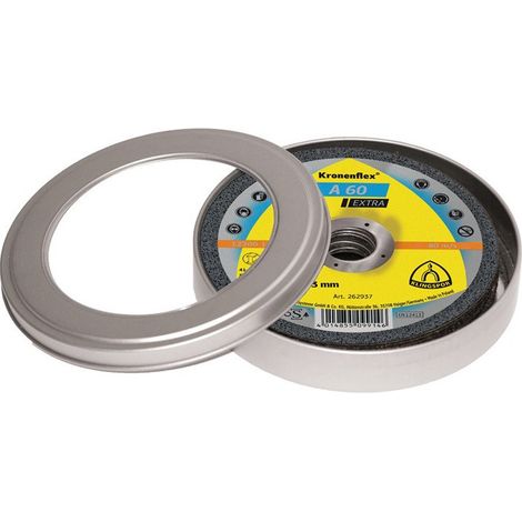 Disco de corte A 60 Extra D125x1mm recto taladro INOX.22,23mm 10ud/caja KLINGSPOR (Por 5) (1/5)