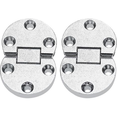 charnières autoportantes en alliage de zinc pour tables pliantes, meubles ovales (1/5)