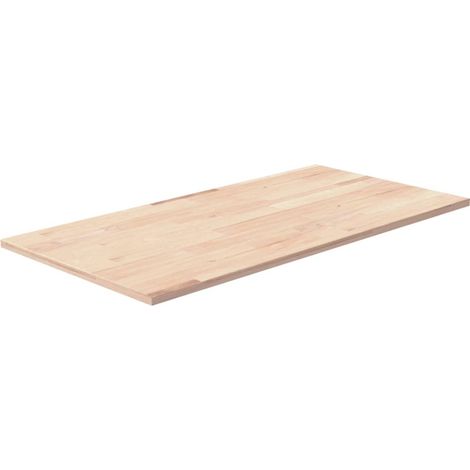 Comptoir de salle de bain Meuble de rangement de salle de bain - 80x40x1,5 cm Bois massif non traité BV612219 - BonneVie (1/4)