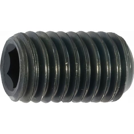 100 Vis Sans tête hexagonal creuse bout cuvette DIN916 acier Brut - diamètre 5 mm - Longueur 35 mm mm - Diamètre 5 mm