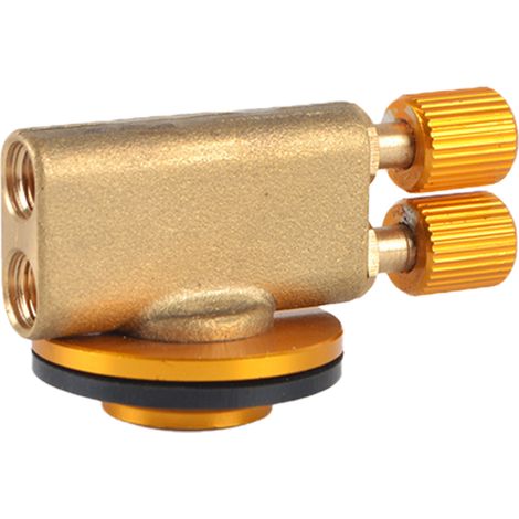Adapter für Herd mit universellem Anschluss für Außenofenkopf aus Metall, Schalter und flacher Topfsteuerung, Doppelendventil.