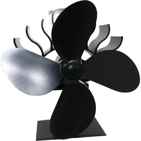 Ventilatore per camino per stufa a legna, motore silenzioso, alimentato a calore, circolazione di aria calda, ventilatore ecologico per stufe a gas/pellet/legna/tronchi (1/5)