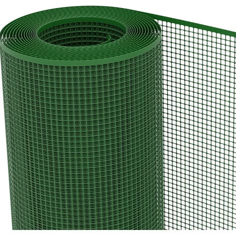 TRADE SHOP - Rete Protettiva In Plastica Per Aiuole 1 X 3 Mt A Maglia Quadrata 20x20 Mm 18261 -