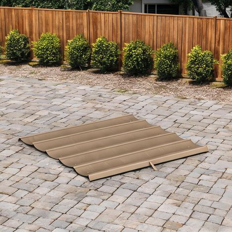 Tonnelle de jardin pardo en poliéster 250 x 255 x 6 cm (1/5)