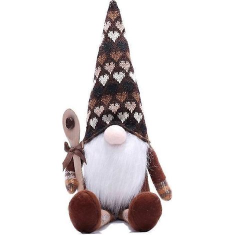 Café-Gnome Zwerge Skandinavische Schwedische Tomtes Plüschpuppen Ornament Dekoration Kaffeebar Geschenk für Männer