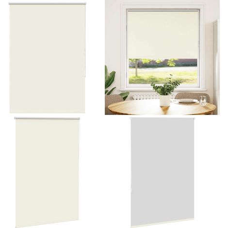 vidaXL Store enrouleur occultant blanc cassé 90x150cm largeur du tissu (1/5)