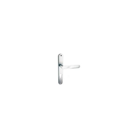 Manilla interior de puerta Domino ovalada cromada - para inserto PZ de 72 mm (1/2)