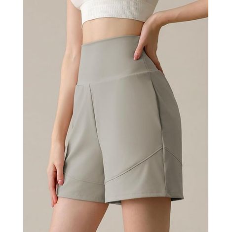 Pantalones deportivos para mujer - Nylon de 1,6 cm - Talla XL - Transpirables y elásticos - Ideales para yoga y running - Gris piedra lunar (1/5)