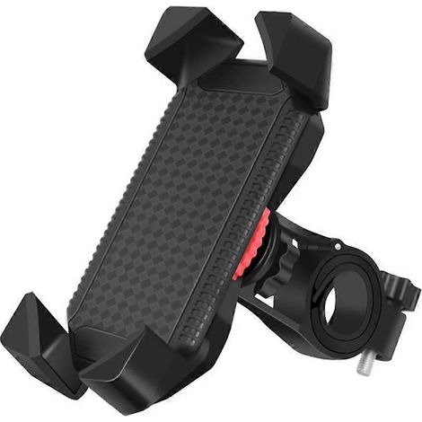 Support de téléphone pour vélo/moto compatible avec tous les téléphones portables et pour guidon de VTT-12X12CM-Black