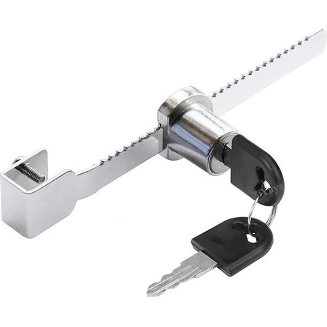 Terrarium Showcase Lock, Reptile Lock Terrarium Sliding Showcase Glass Door - With Keyed Alike (1/5)