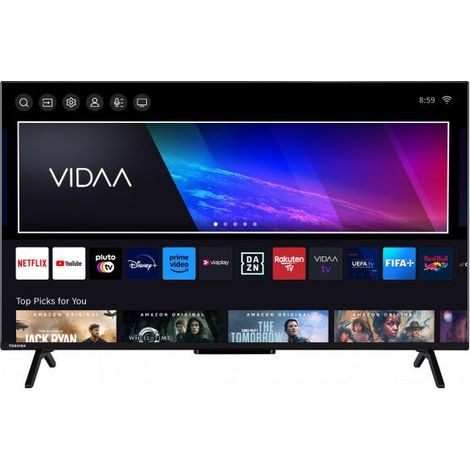 Toshiba 43QV2463DA TV 109,2 cm 43 pollici 4K Ultra HD Smart TV Wi-Fi Nero 250 cd.m² (1/5)