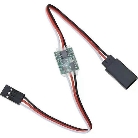 Mini inverseur de servo, câble 3-24 V pour servo RC (avion, voiture, bateau). (1/4)