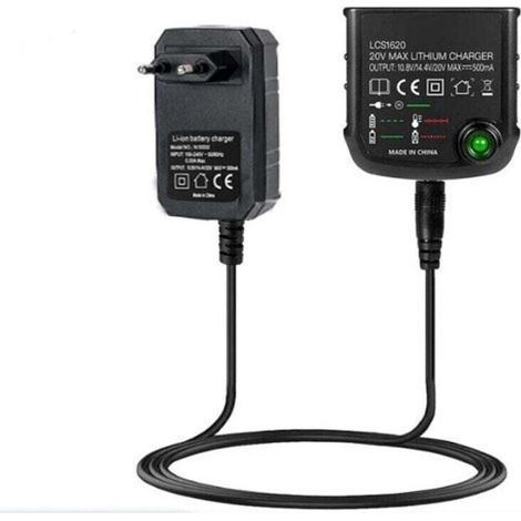 Ersatzladegerät kompatibel mit Black & Decker 12V-18V NiCd/NiMH-Akku LCS1620 (1/5)