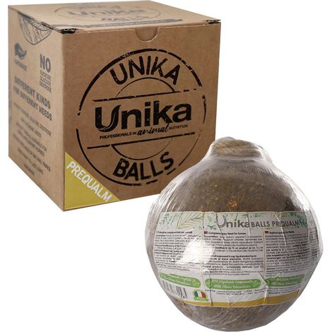 Unika Bälle Prequalm Ergänzungsfuttermittel ideal für Pferde, die extra Ruhe brauchen und ihre Emotionalität besser in den Griff bekommen