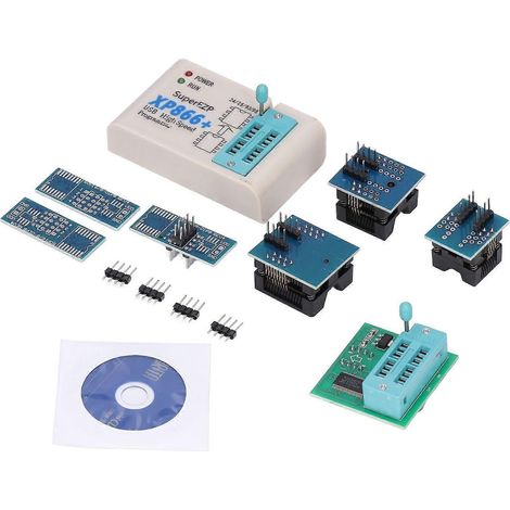 XP866 High-Speed-SPI-Flash-Programmiergerät, BIOS-Chip-USB-Programmierkit für 24, 25 und 93 EEPROM