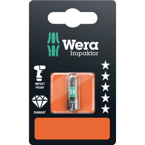 Wera, 867/1 IMP DC SB Impaktor Inserti TORX, TX 25 x 25 mm (1/5)