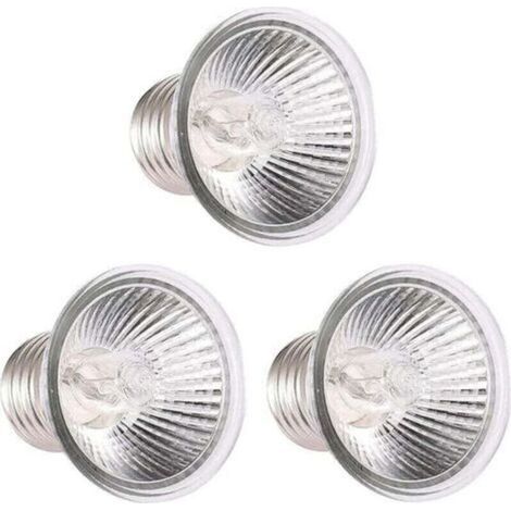 25W Chaleur Lampe UVA UVB Lampe De Réchauffement Ampoule De Chauffage, pour Reptiles Lézard Tortue Aquarium (Ampoule 3)