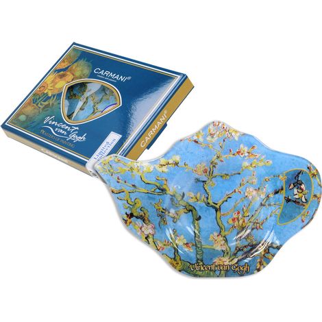 Presse-sachet de thé Van Gogh, amandier, art en porcelaine