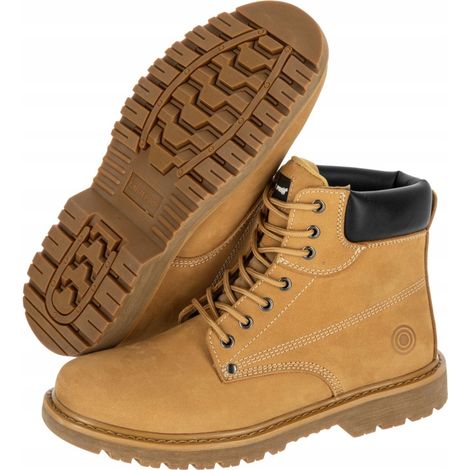 Scarpe da uomo, scarponi da lavoro, scarponi da trekking, senza puntale, in pelle, taglia 46 L, 1 pz. (1/5)