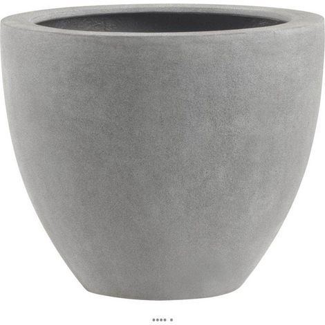Bac fibres de verre/ composite Farn extérieur EggPot D25 xH21cm Sable - dimhaut: H 21 cm - couleur: Sable