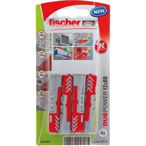 Plug Duopower 12x60 4pcs FISCHER 537654