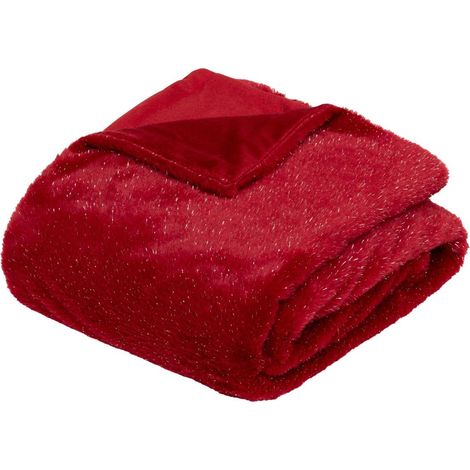 Plaid forno rosso tilde 130x180 - Feeric lights & christmas