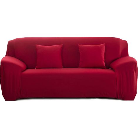 Housse de Canapé Extensible 3 Places,Couverture de Canapé Antidérapante avec Accoudoirs (3 Places，190 à 230cm) (1/5)