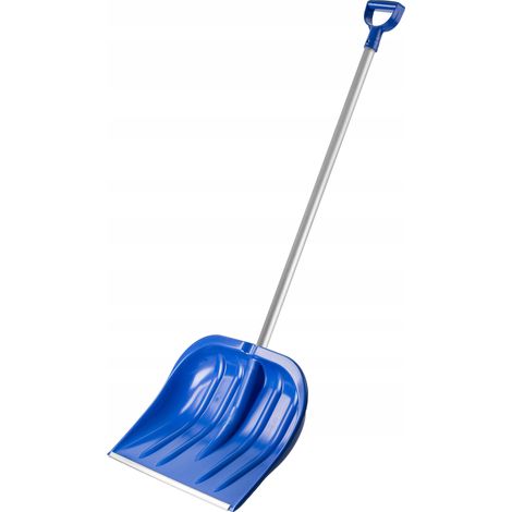 KADAX Schneeschaufel große Schaufel Schneeräumung Aluminiumstiel blau (1/5)