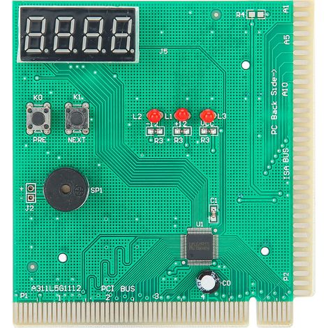 Testeur de carte mère POST à 4 chiffres pour diagnostic PC et analyse PCI (1/5)