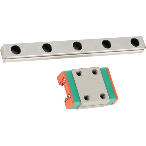 1 guide linéaire miniature LML7B, bloc coulissant de 7 mm de large (70 mm) (1/5)