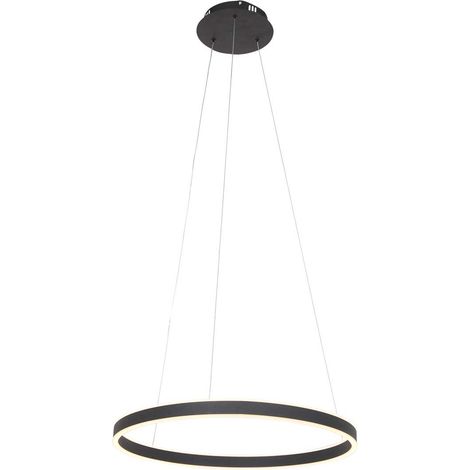 Steinhauer - hängeleuchte - Ringlux - schwarz - kunststoff metall (1/5)