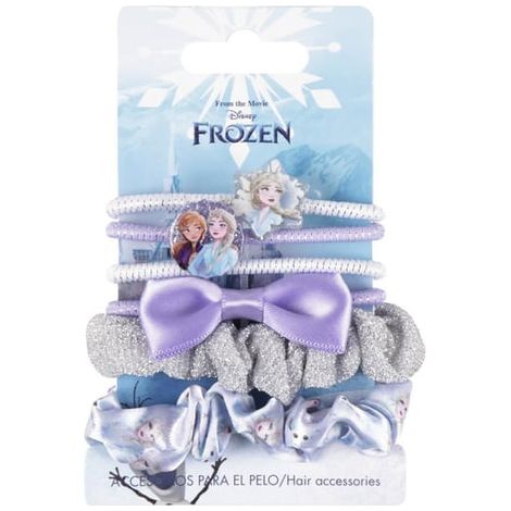 Lot de 6 élastiques à cheveux Disney La Reine des Neiges (1/5)