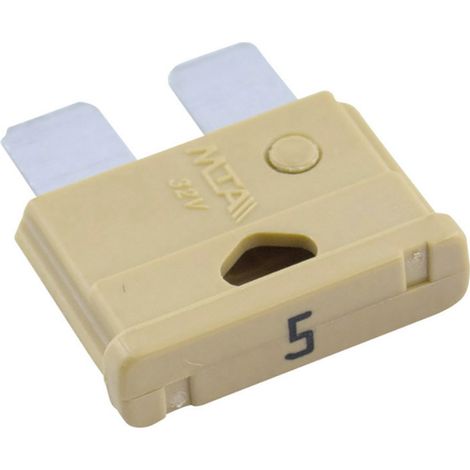 MTA Automotive  340024 Standard Flachsicherung 5 A Beige 1 St.
