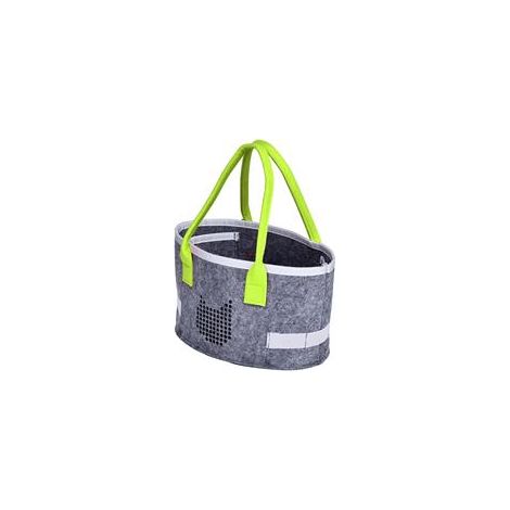 Filztasche mit Griffen, Filztasche, ovale Funktion zum Tragen von Kosmetiktaschen, Organizer für tragbare Audioplayer, Reisebehälter für Spielzeug (1/5)