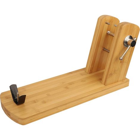 Support à jambon modèle horizontal en bambou (1/2)