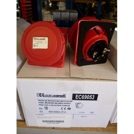 ELETTROCANALI - PRESA DAS INCASSO 309 380/415V 3P+T 16A