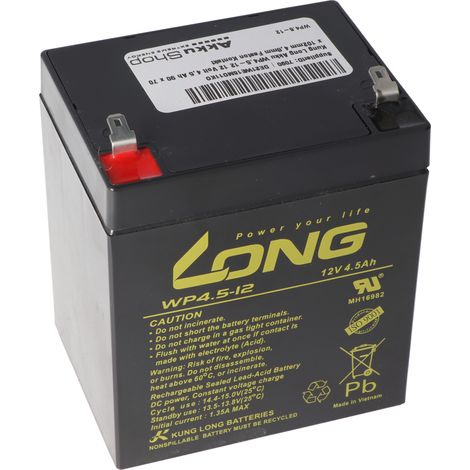 KUNG LONG Blei-Akkumulator WP4.5-12, 12 V-/4,5 Ah (1/4)