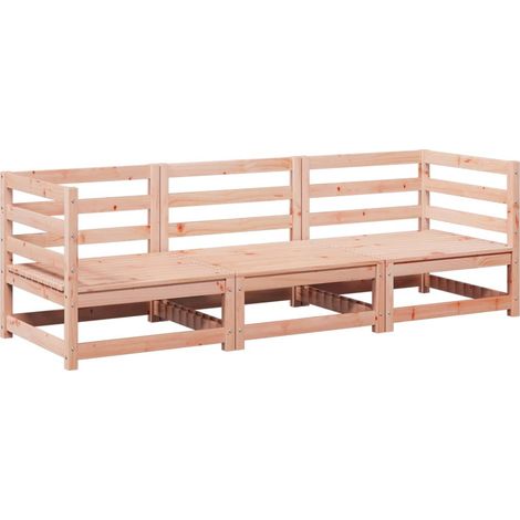Maison Exclusive - Salon de jardin 3 pcs bois massif sapin de douglas