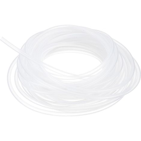 5/32" ID x 1/4" OD Tube en Silicone, 1 Rouleau 33ft Tuyau en Silicone Flexible Transparent pour le Brassage à Domicile Transfert d'Eau Air Liquide (1/5)