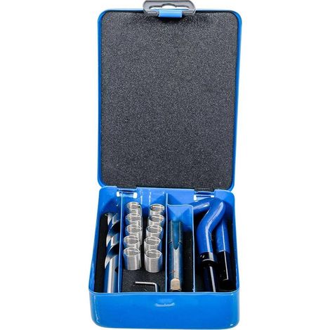 Kit de Réparation de Filets M12 x 1,0 mm - 14 pcs - Réparation Précise et Durable - Acier, Pro - D-Work (1/5)