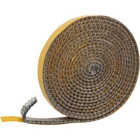 1 Rouleau Joint Insert Cheminée, Fibre De Verre Auto-adhésif, Résistant 550°C, Pour Poêle Et Fumoir (1/5)