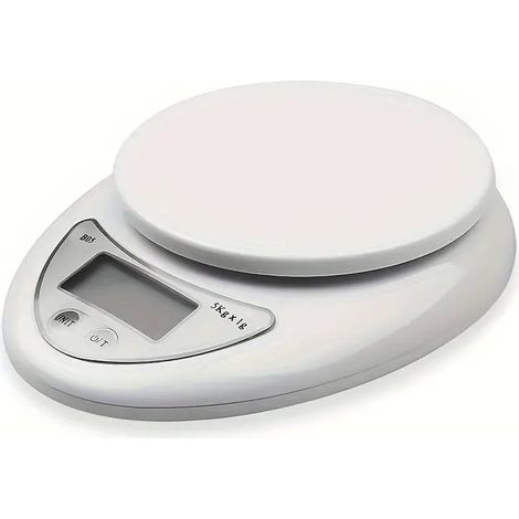 Balance de cuisine en acier inoxydable de 15 kg avec écran LCD – Accessoire indispensable pour la cuisine et le barbecue (1/5)