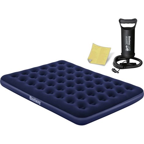 Colchón hinchable 203x152x22 cm con bomba de pistón Bestway 67003