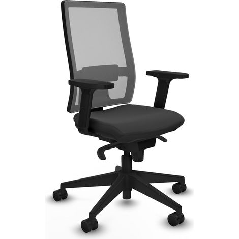 Bürostuhl piqueras y crespo Horna graues Mesh Kunstleder