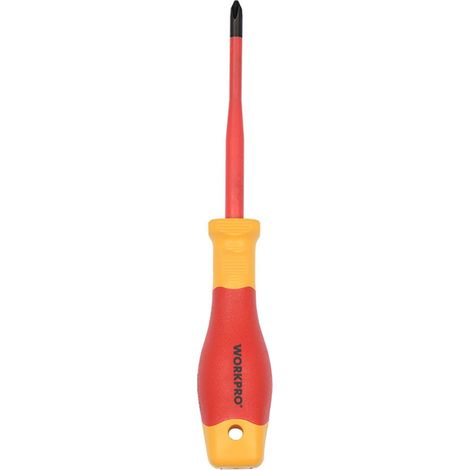 Cacciavite Phillips isolato WORKPRO VDE PH2 x 125 mm